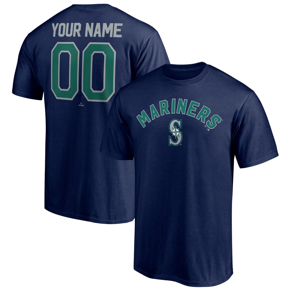 Seattle Mariners Personalized Team Winning Streak Name & Number T-Shirt - Navy