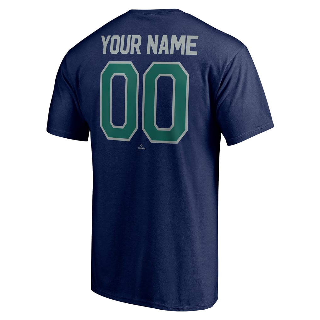 Seattle Mariners Personalized Team Winning Streak Name & Number T-Shirt - Navy