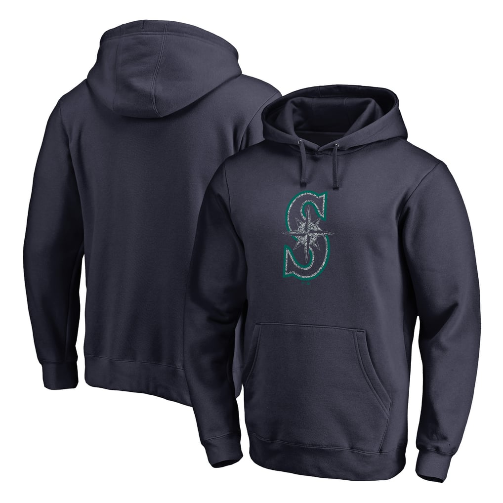 Seattle Mariners Static Logo Pullover Hoodie - Navy
