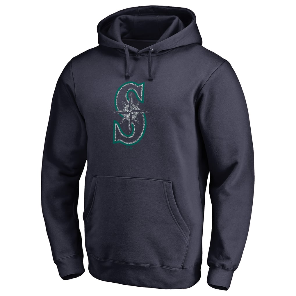 Seattle Mariners Static Logo Pullover Hoodie - Navy