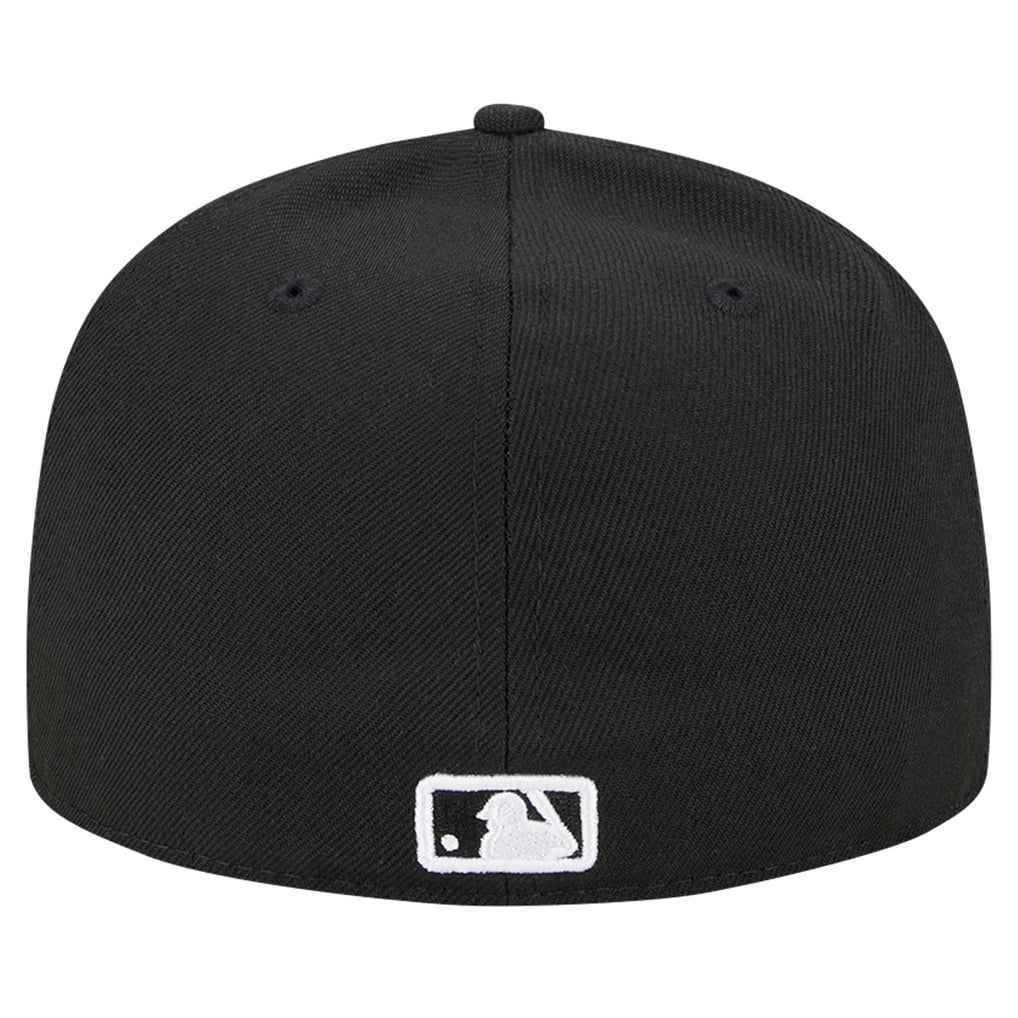Seattle Mariners New Era Logo 59FIFTY Fitted Hat - Black