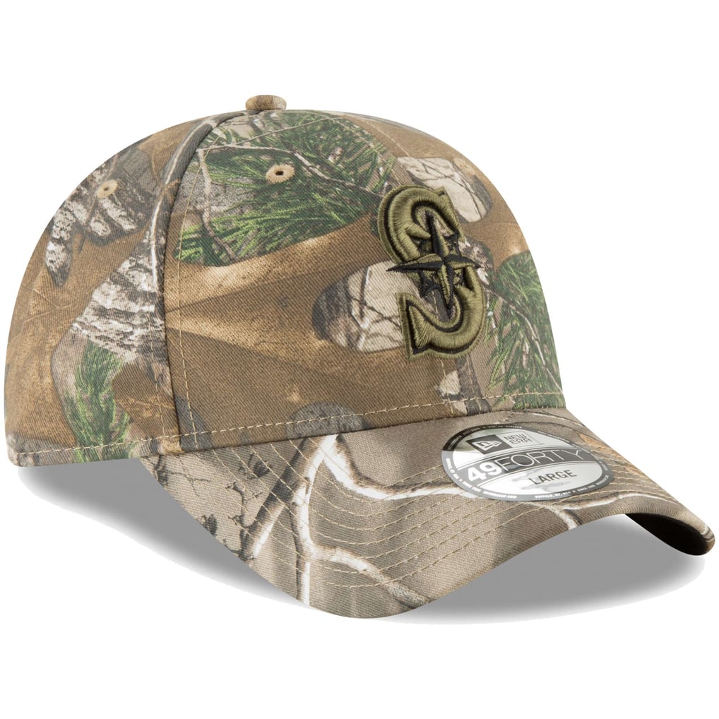 Seattle Mariners New Era Realtree 49FORTY Fitted Hat - Camo