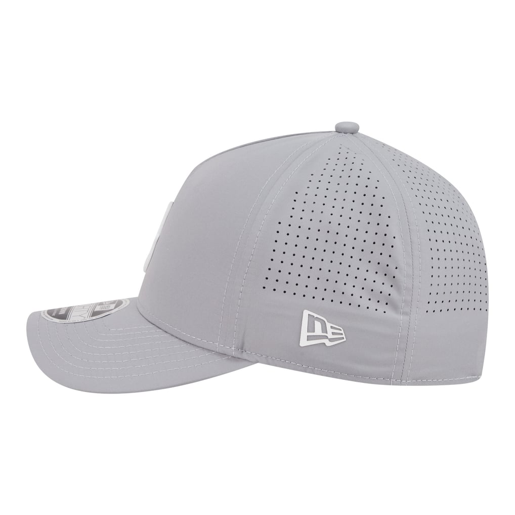  Seattle Mariners New Era Micro Logo 9FORTY M-Crown A-Frame Adjustable Hat - Gray