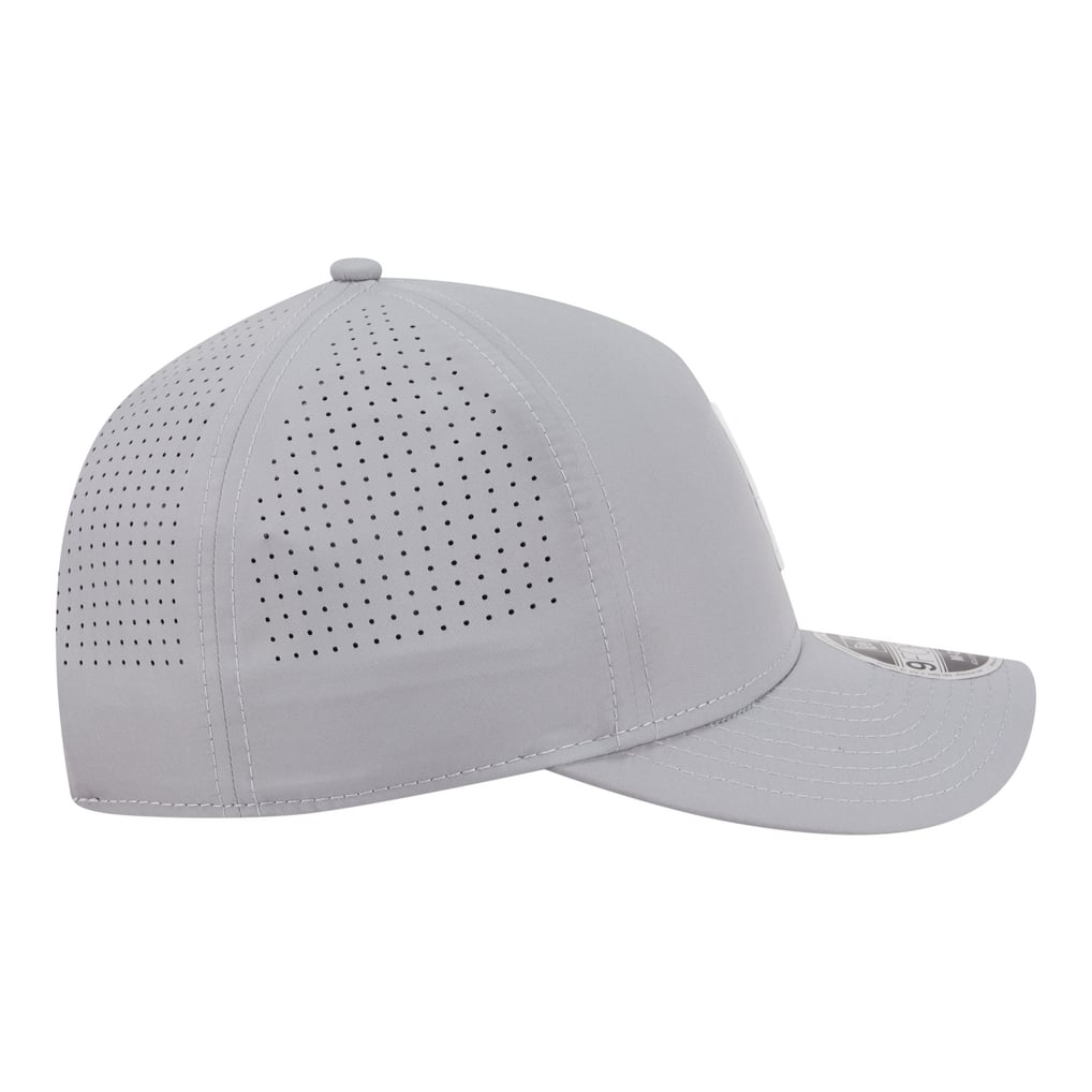  Seattle Mariners New Era Micro Logo 9FORTY M-Crown A-Frame Adjustable Hat - Gray