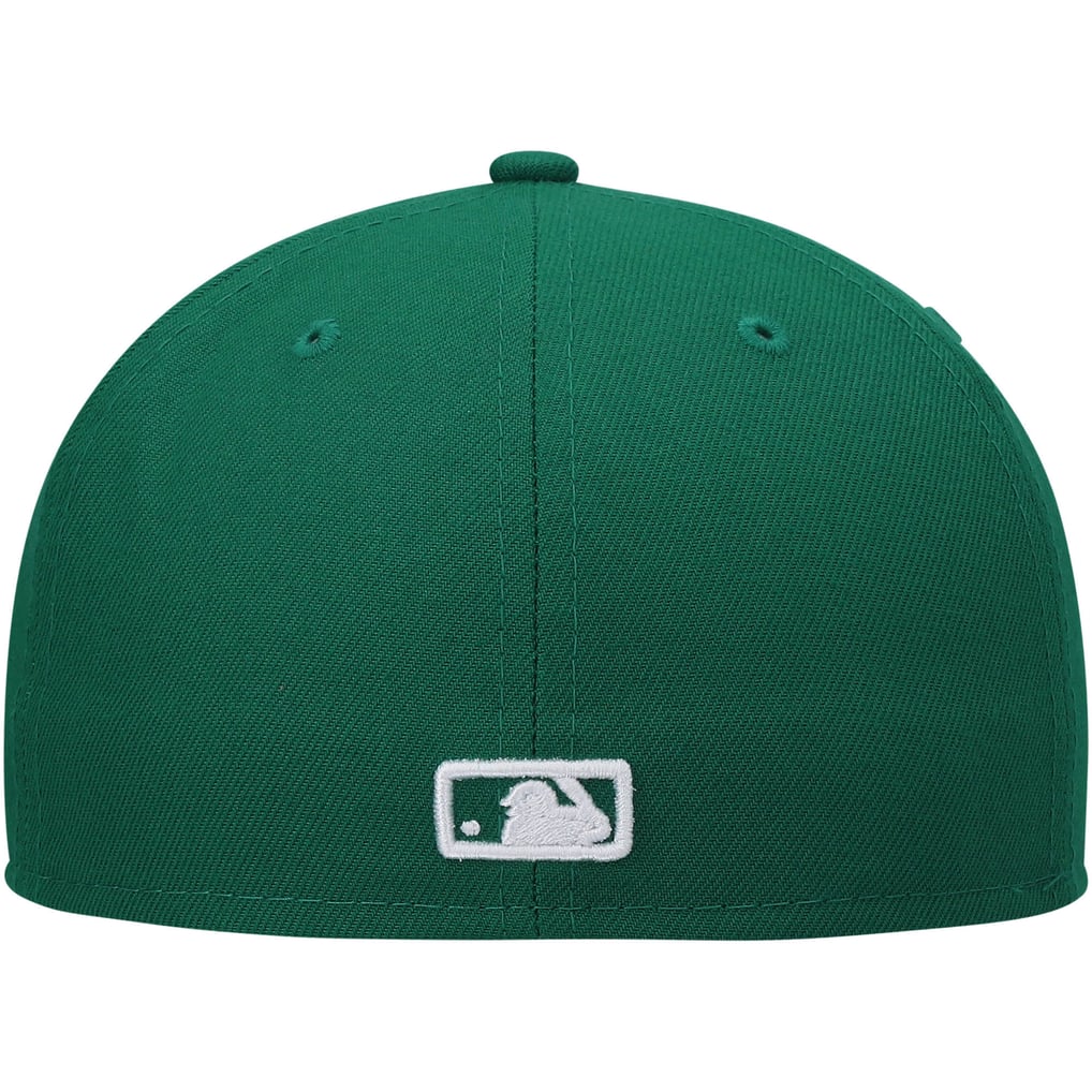 Seattle Mariners New Era White Logo 59FIFTY Fitted Hat - Kelly Green 