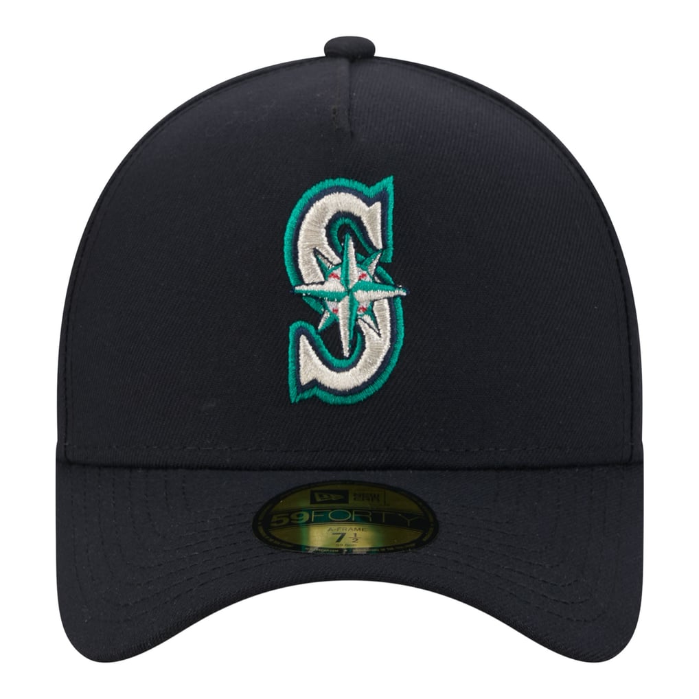  Seattle Mariners New Era A-Frame 59FORTY Fitted Hat - Navy