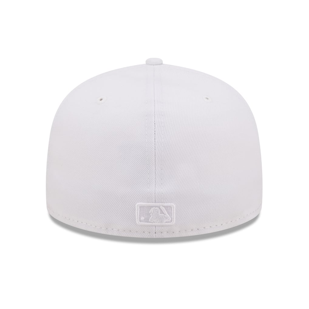 Seattle Mariners New Era White on White 59FIFTY Fitted Hat