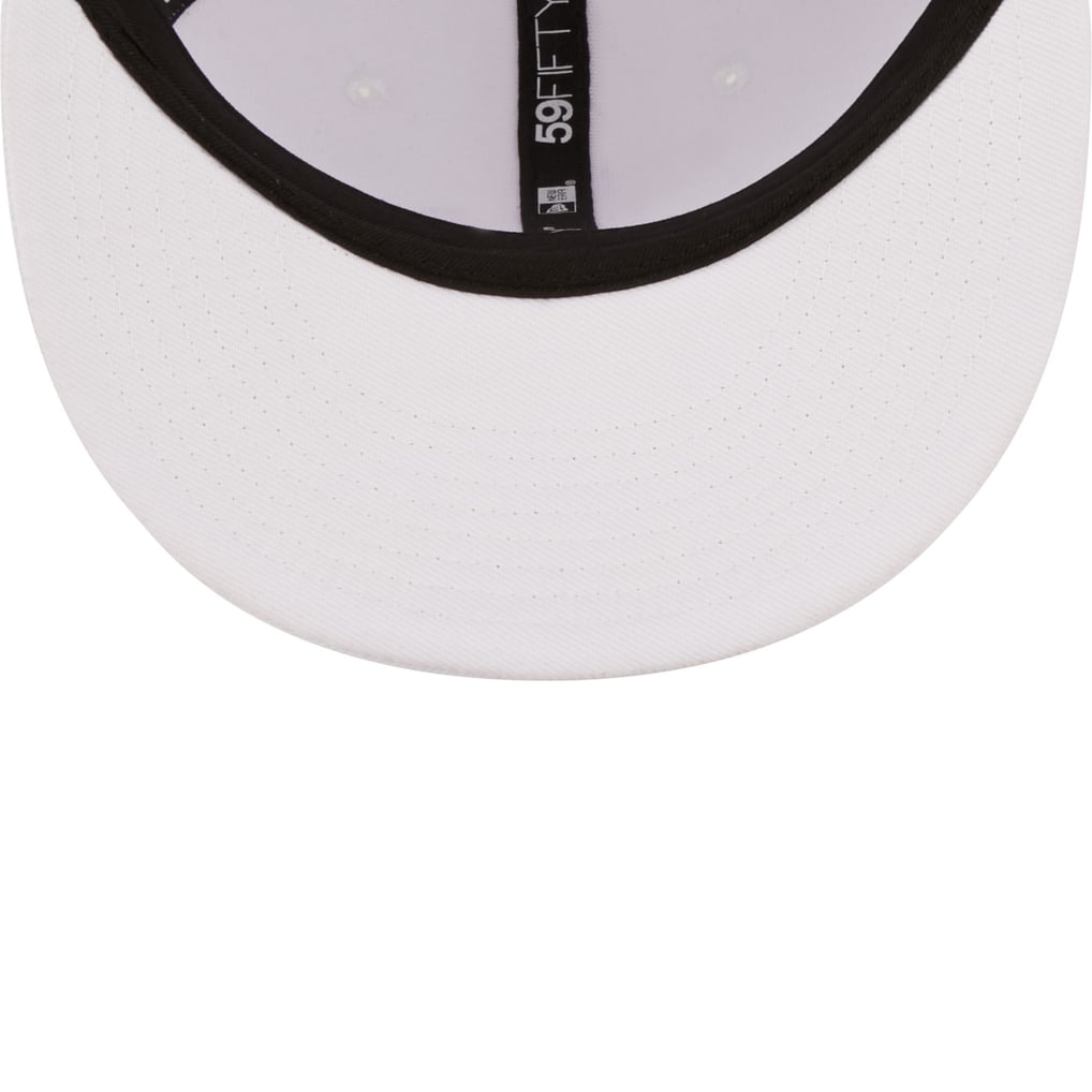 Seattle Mariners New Era White on White 59FIFTY Fitted Hat