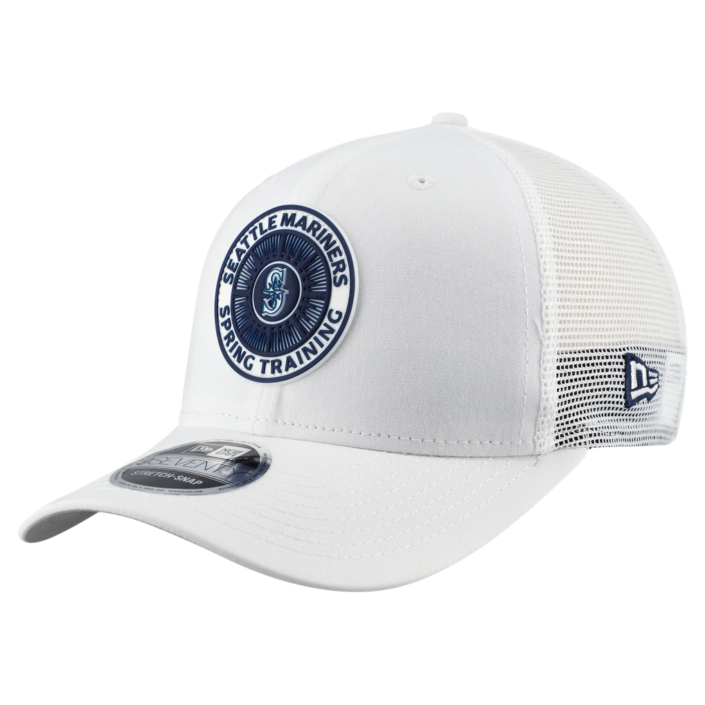  Seattle Mariners New Era 2026 Spring Training Fan Pack 9SEVENTY Adjustable Trucker Hat - White