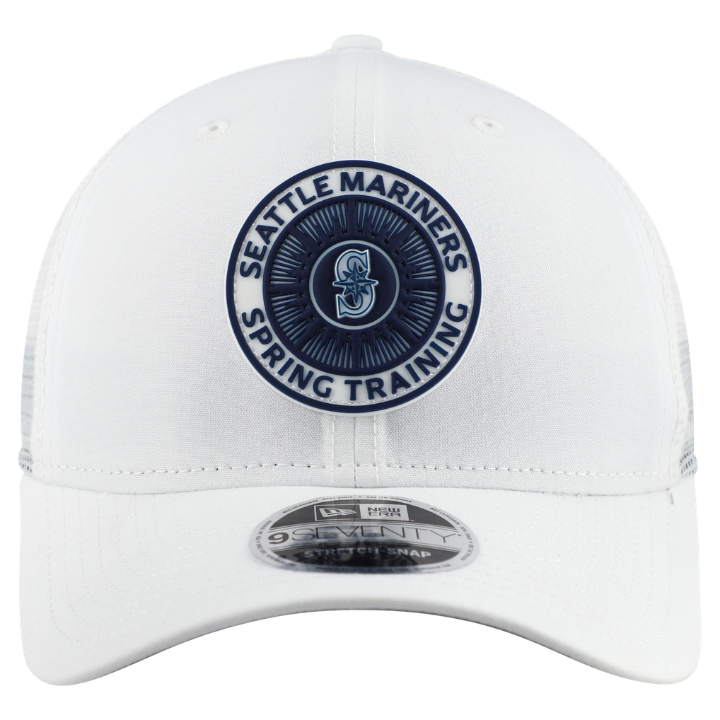  Seattle Mariners New Era 2026 Spring Training Fan Pack 9SEVENTY Adjustable Trucker Hat - White