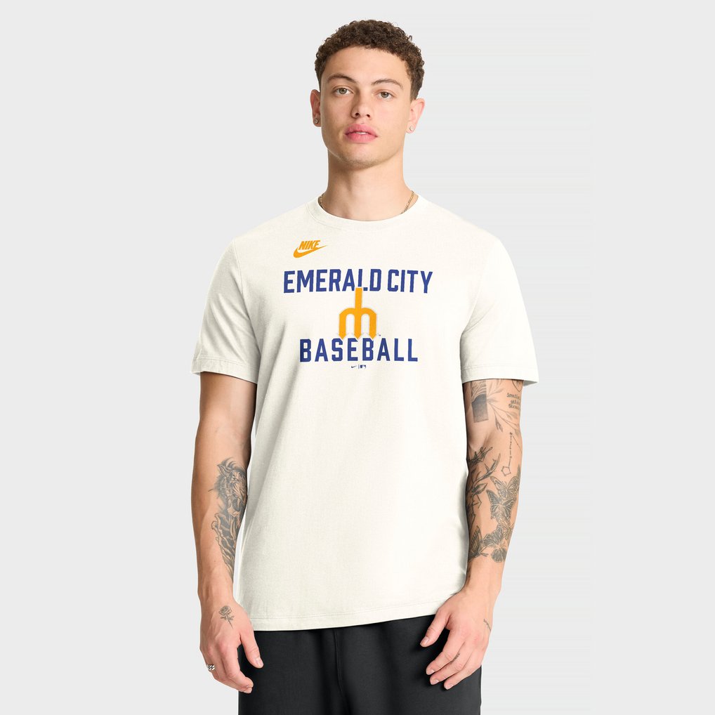 Seattle Mariners Nike Cooperstown Collection ‘70s Inspired T-Shirt - Cream