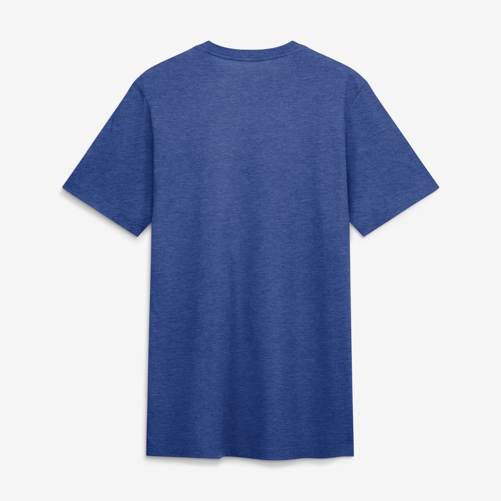 Seattle Mariners Nike Cooperstown Logo Tri-Blend T-Shirt - Heather Royal