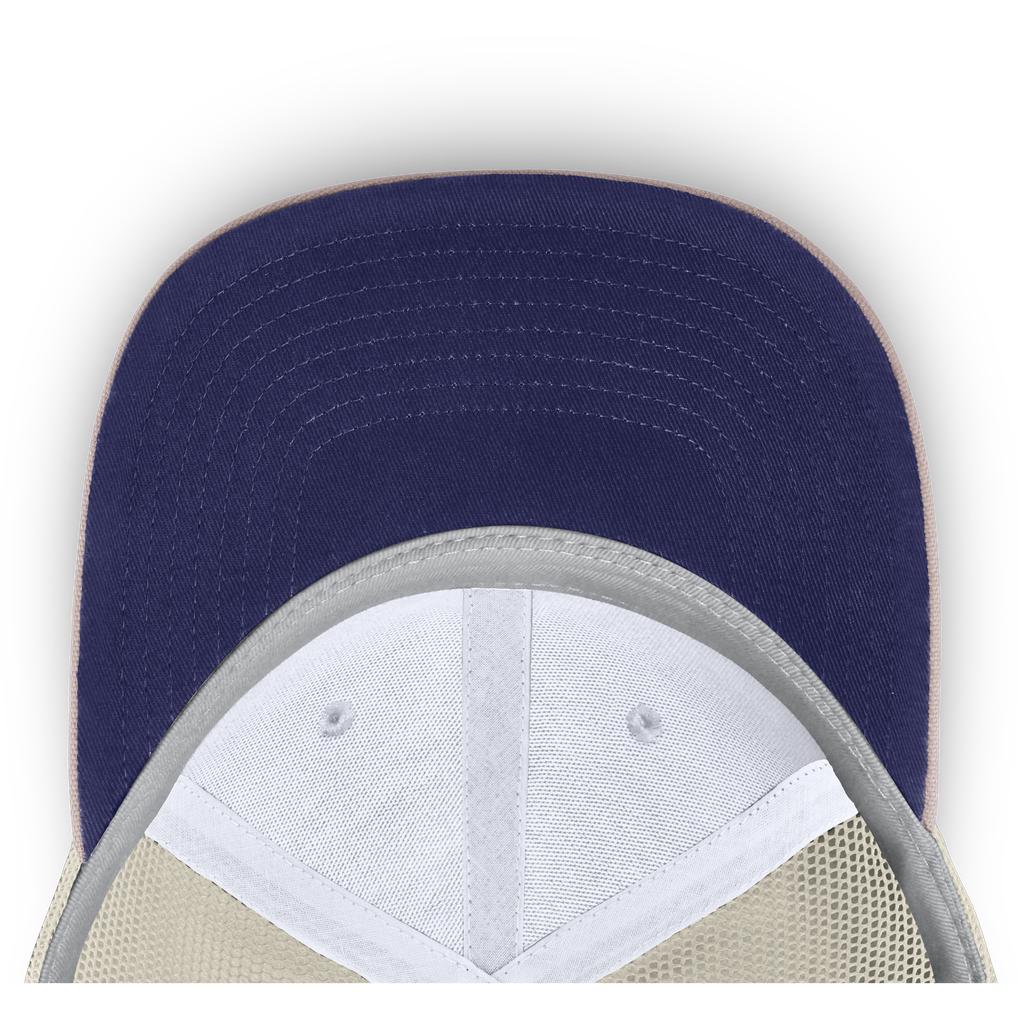 Seattle Mariners Nike Rise Adjustable Trucker Hat - Khaki