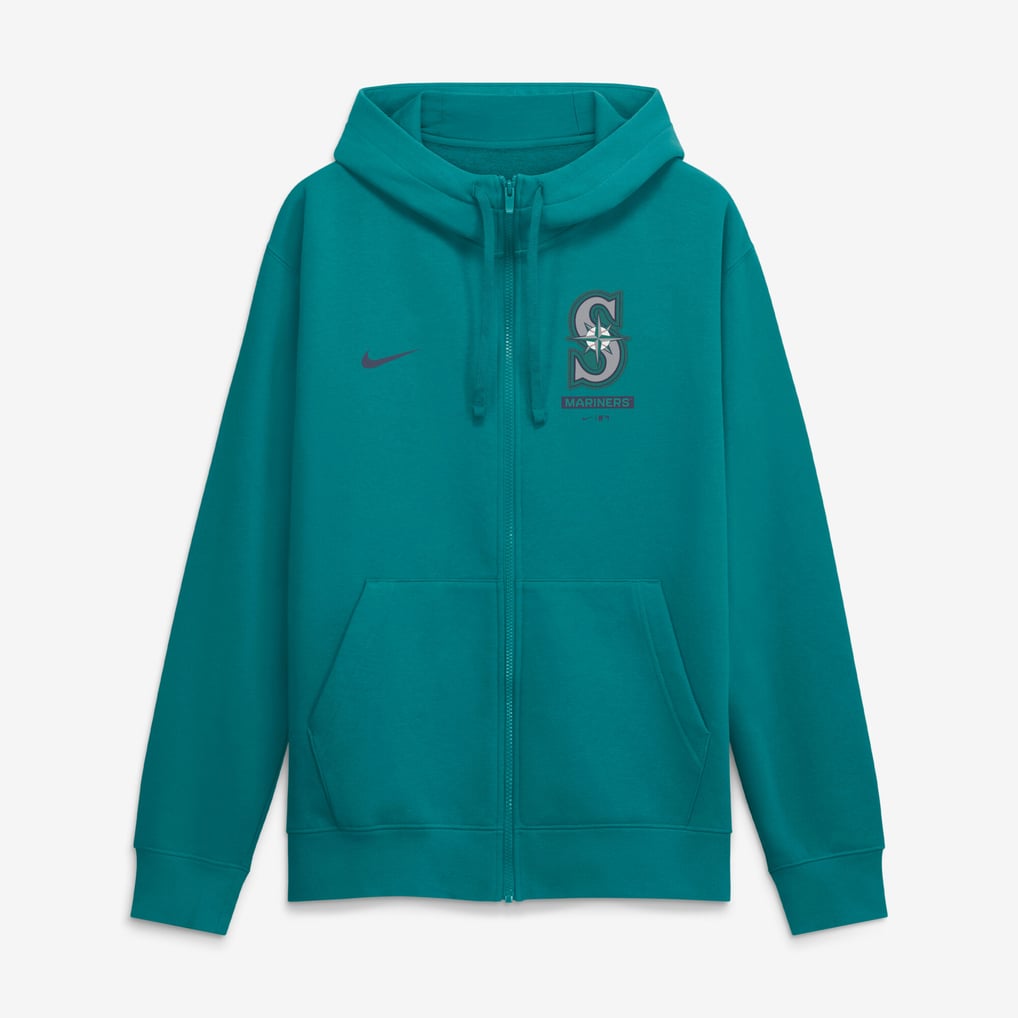 Seattle Mariners Nike Primetime Lockup Full-Zip Hoodie - Teal