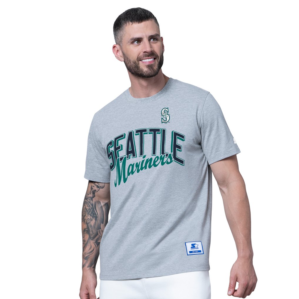  Seattle Mariners Starter Two-Pack T-Shirt Set - Navy/Heather Gray
