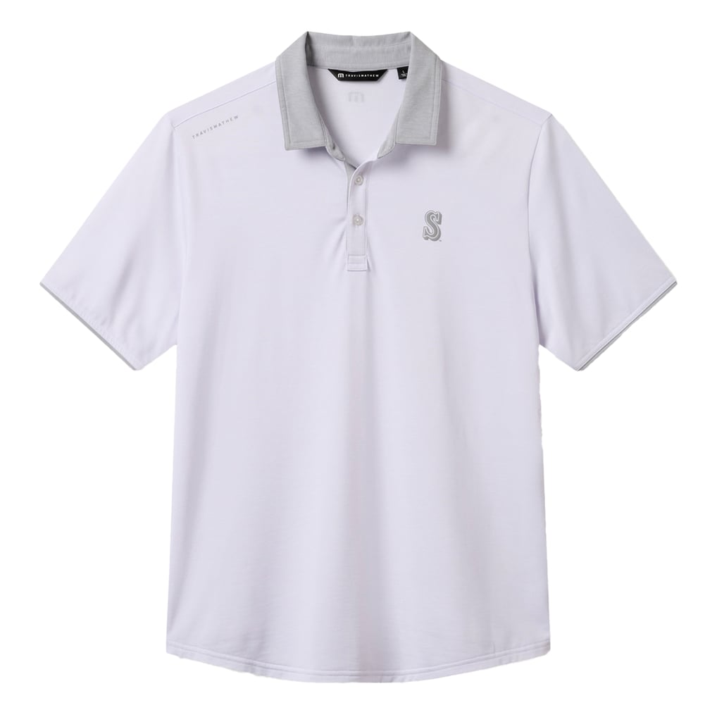  Seattle Mariners TravisMathew Victory Vibes Polo - White