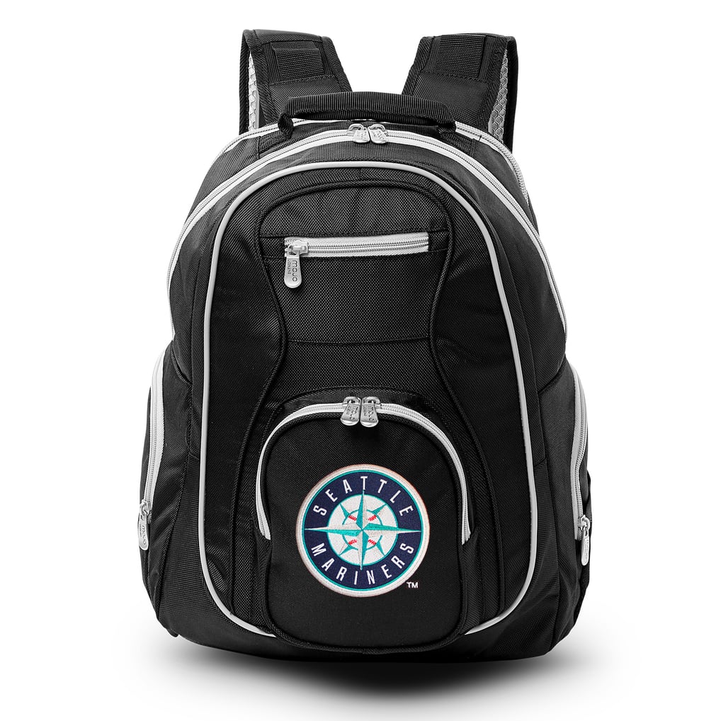 Seattle Mariners MOJO Trim Color Laptop Backpack - Black