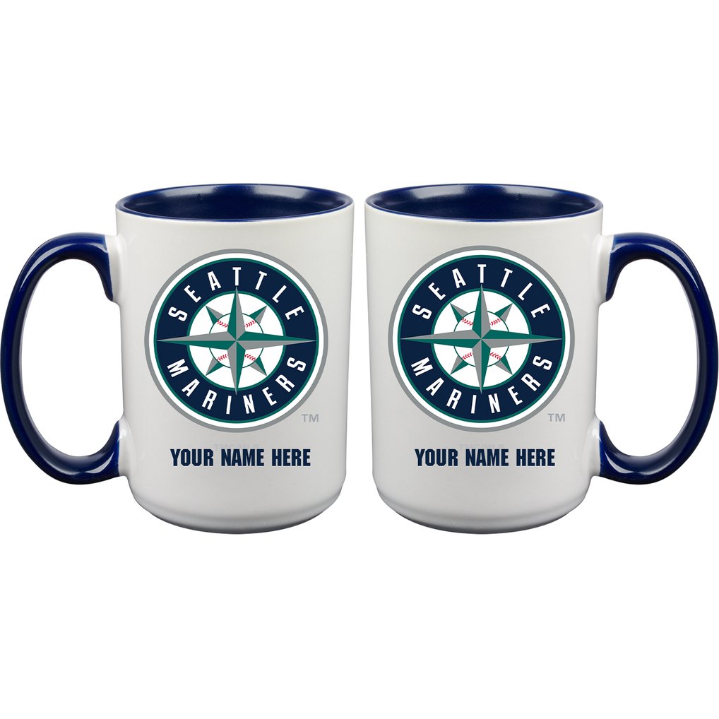 Seattle Mariners 15oz. Personalized Ceramic Mug