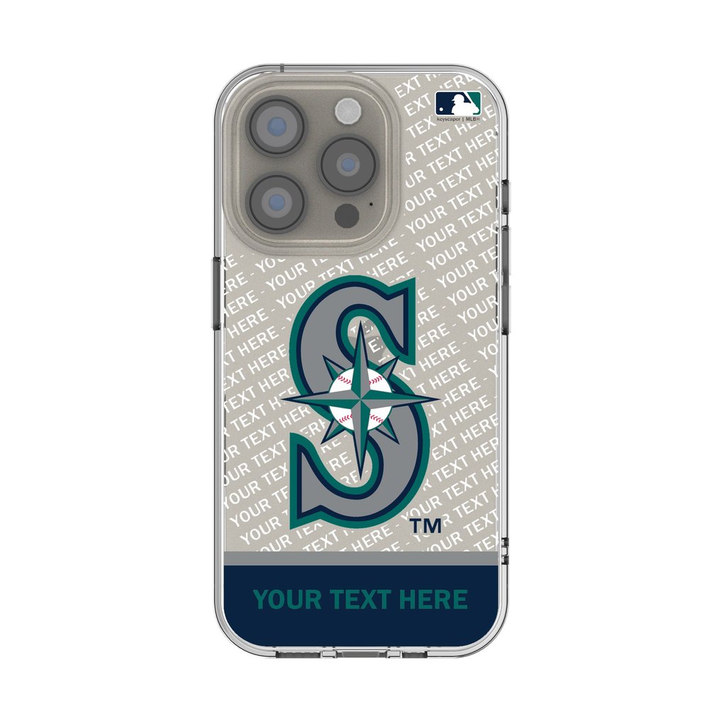 Seattle Mariners Endzone Design iPhone Clear Case