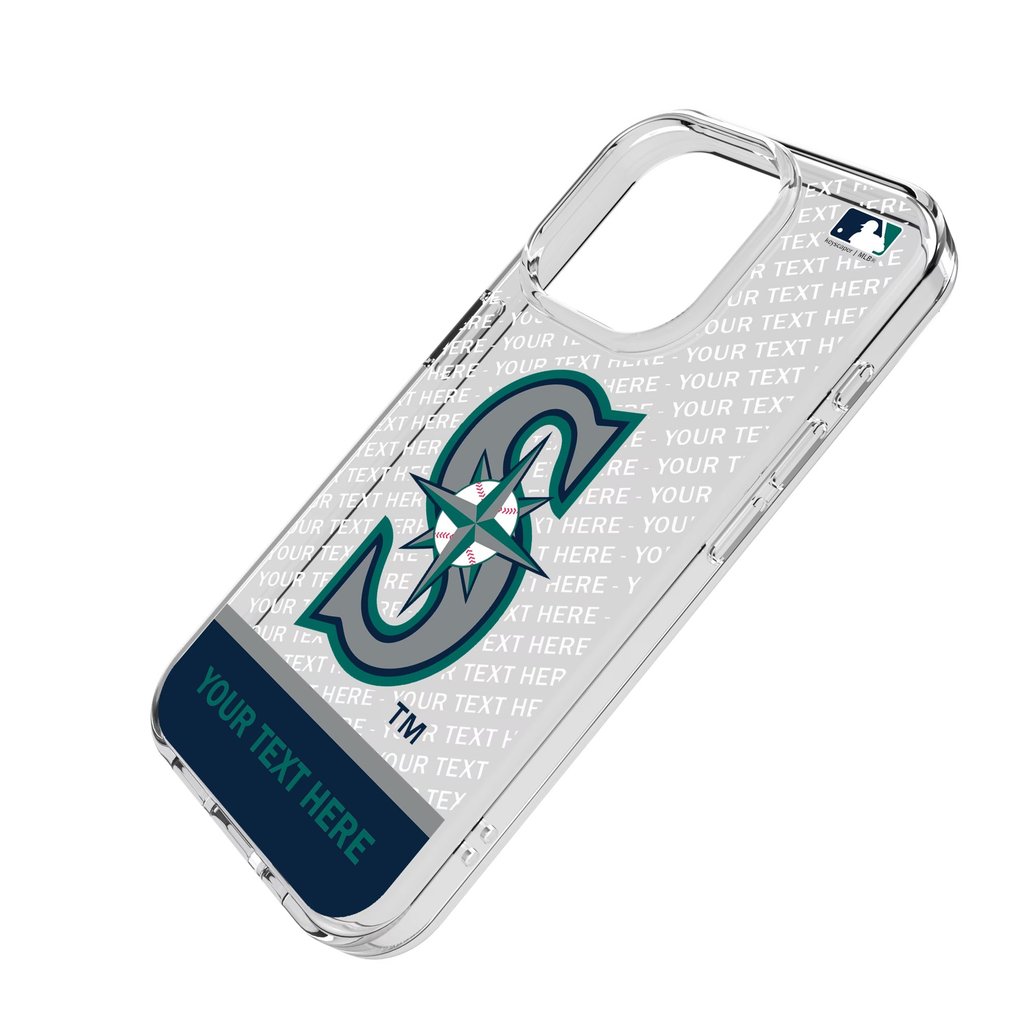 Seattle Mariners Endzone Design iPhone Clear Case