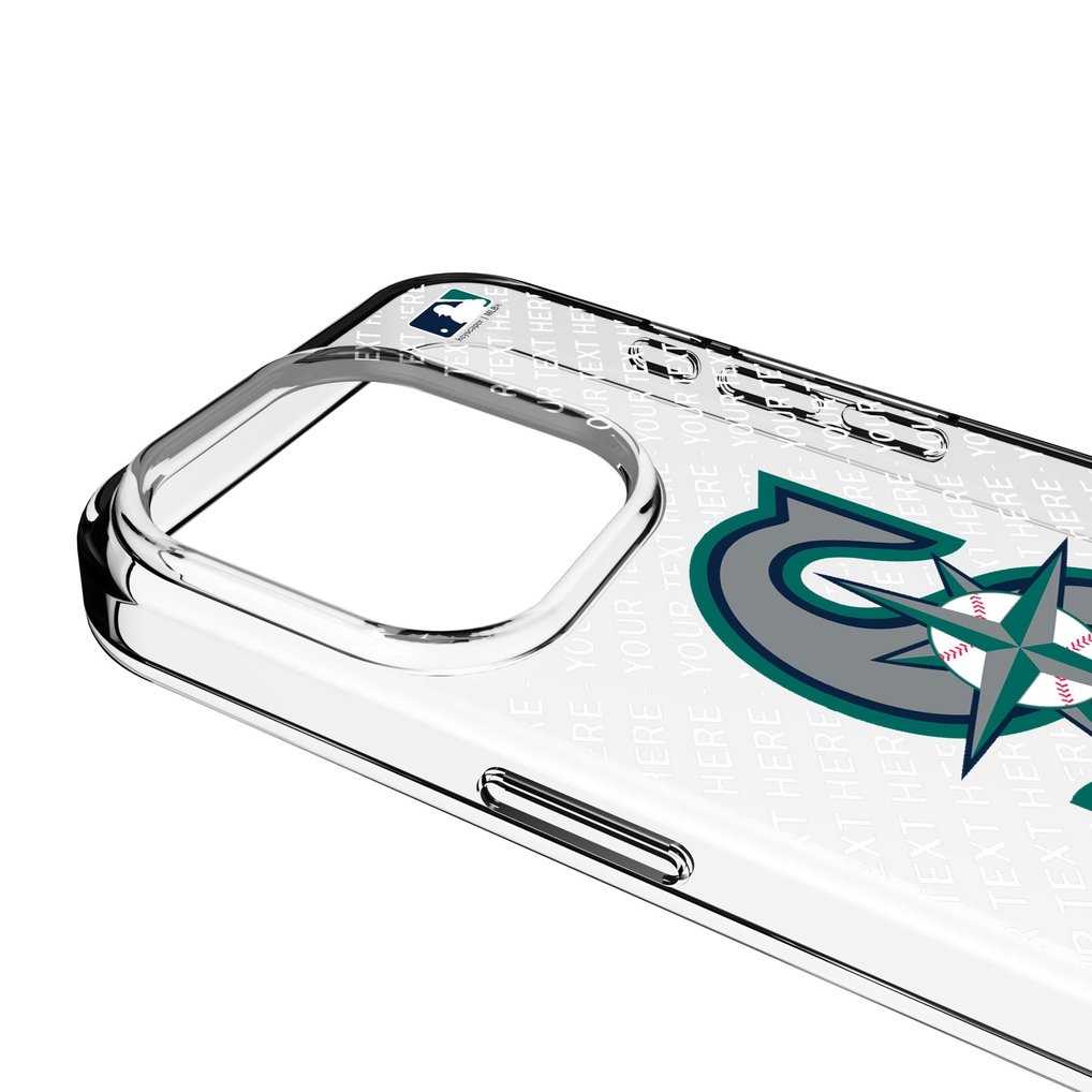 Seattle Mariners Endzone Design iPhone Clear Case