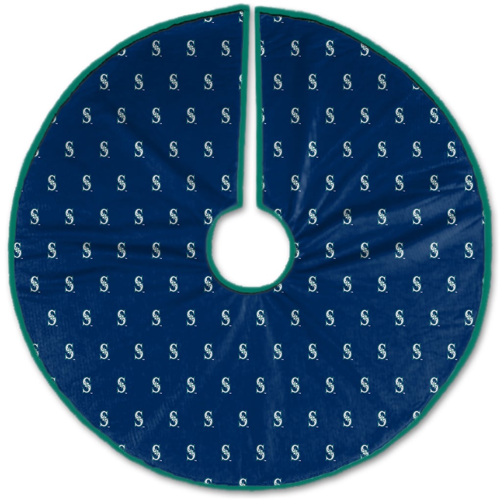 Seattle Mariners Microplush Christmas Tree Skirt