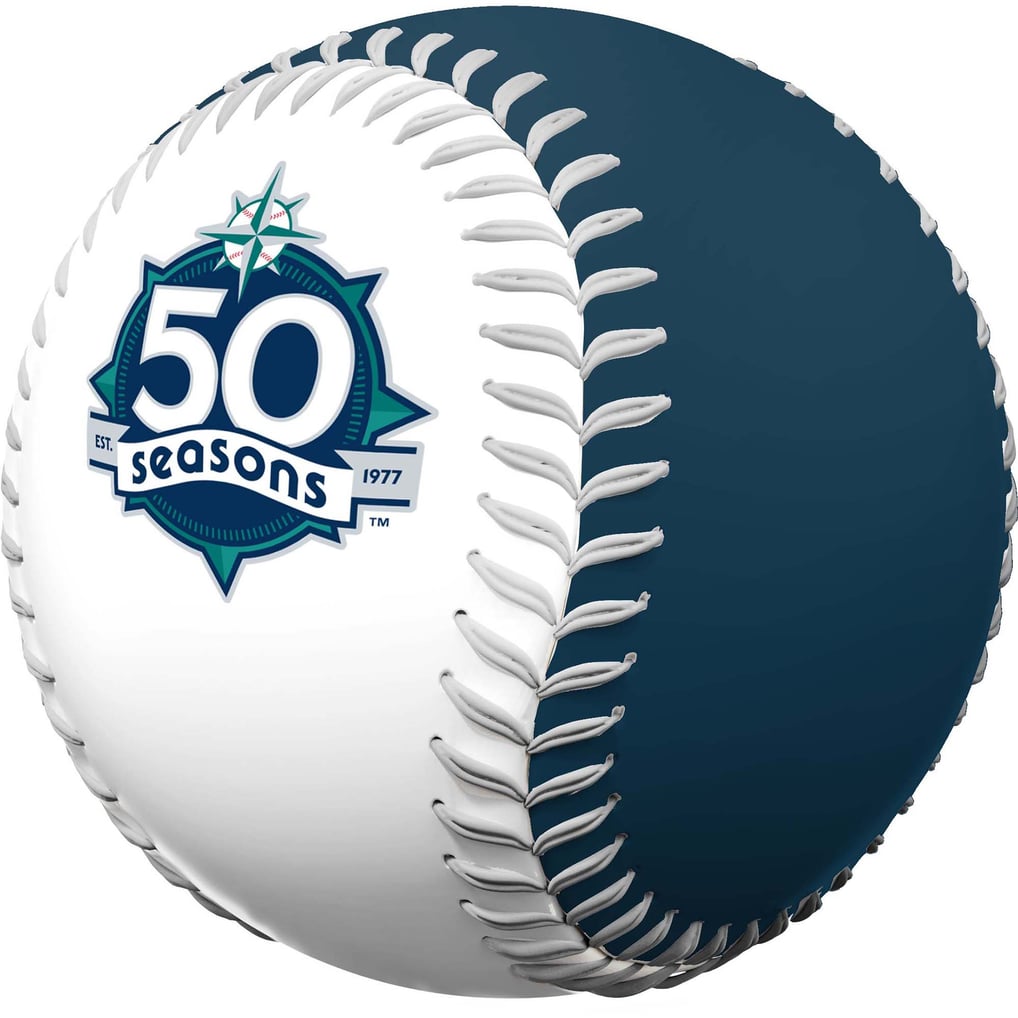 Seattle Mariners Rawlings 50th Anniversary Season Dual-Tone Baseball