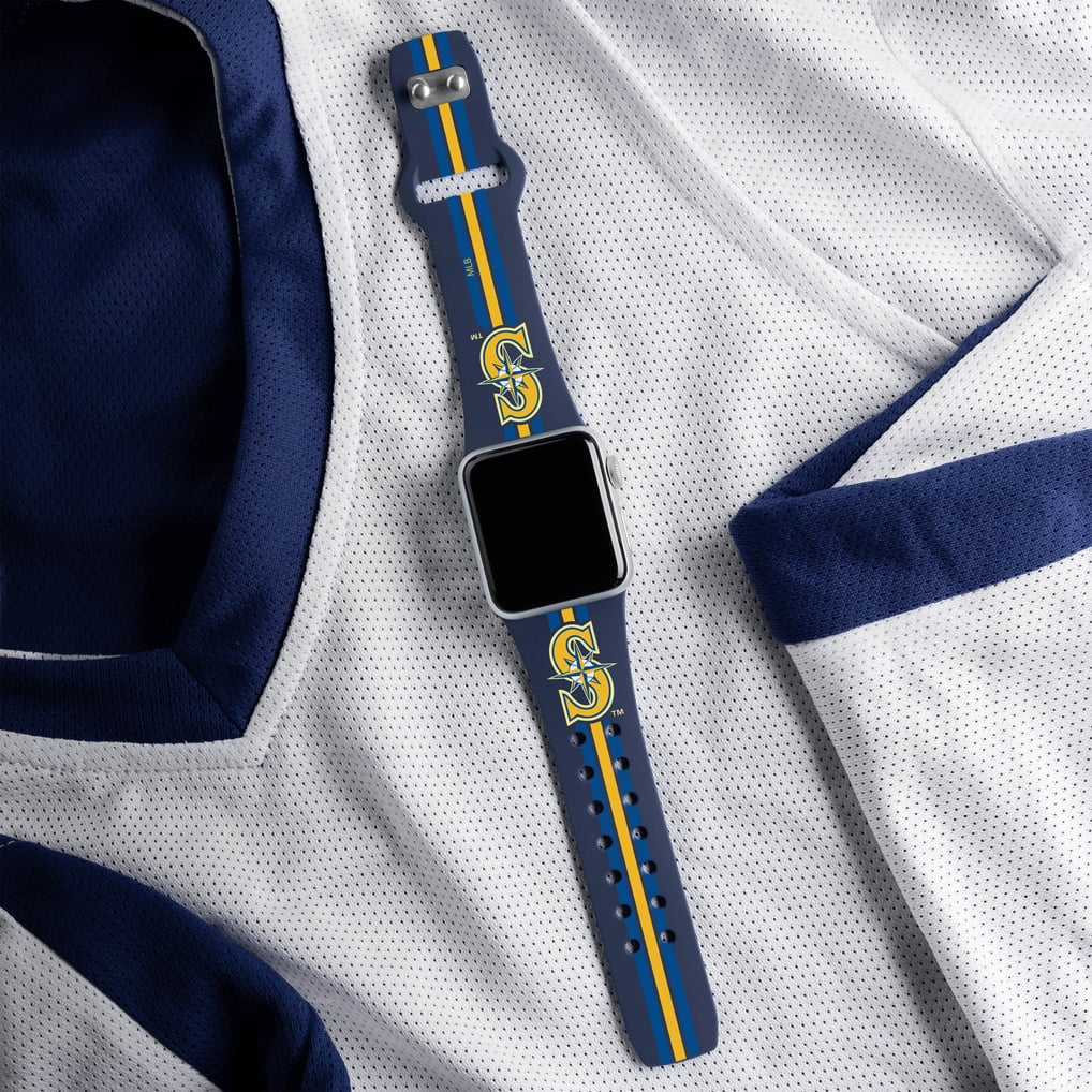 Seattle Mariners Silicone Apple Watch Band