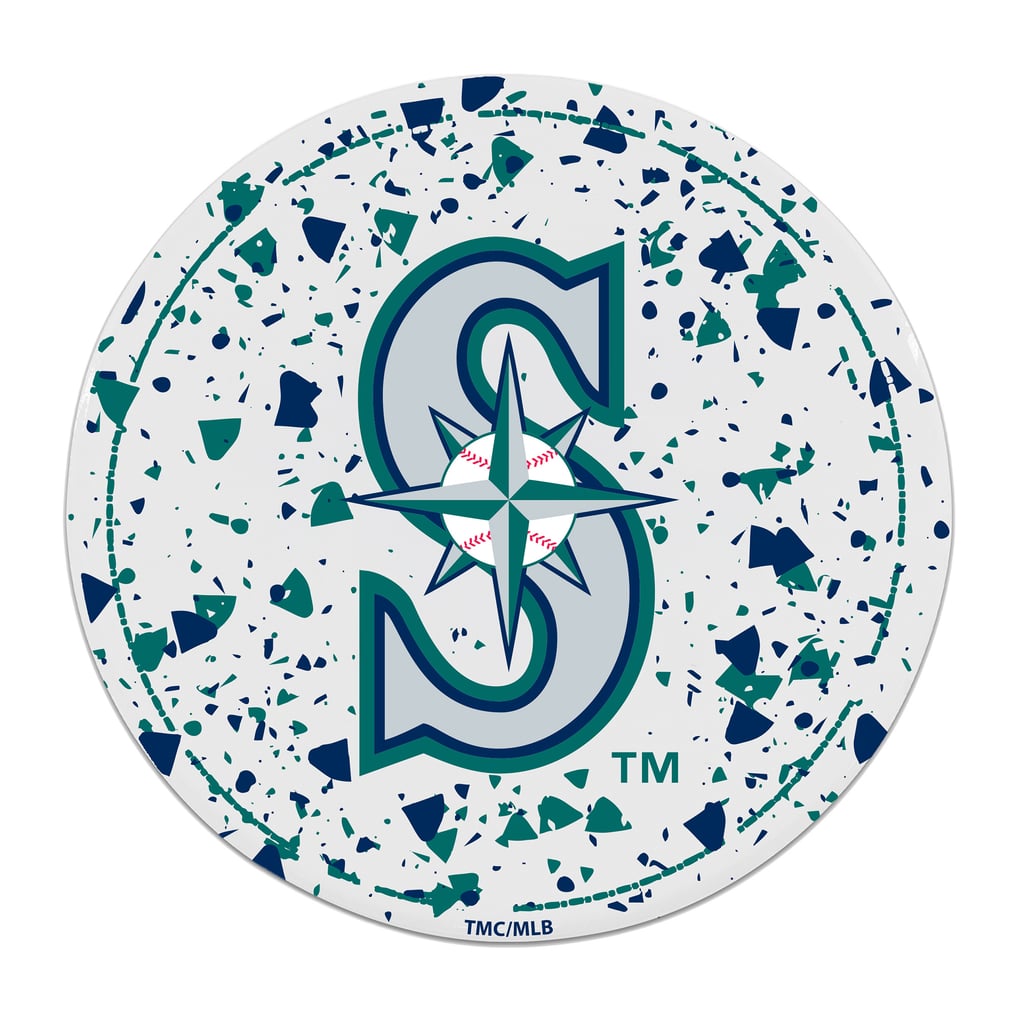 Seattle Mariners The Memory Company Circle Ceramic Coaster Set