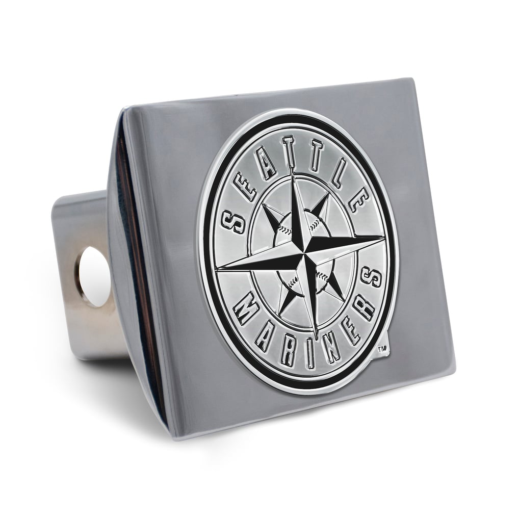 Seattle Mariners WinCraft Premium Metal Chrome Hitch Cover