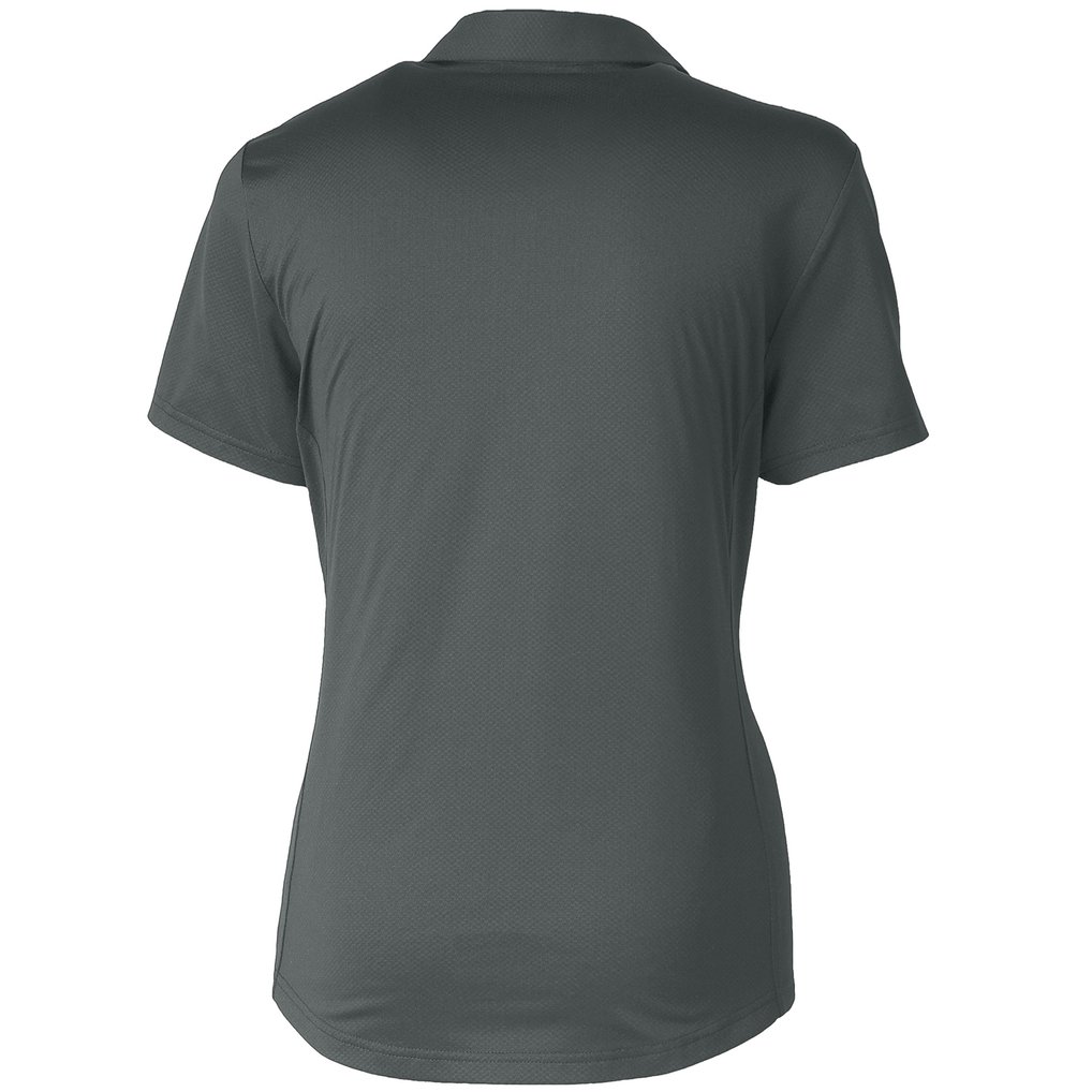 Seattle Mariners Cutter & Buck Women's Prospect Textured Stretch Polo - Gray