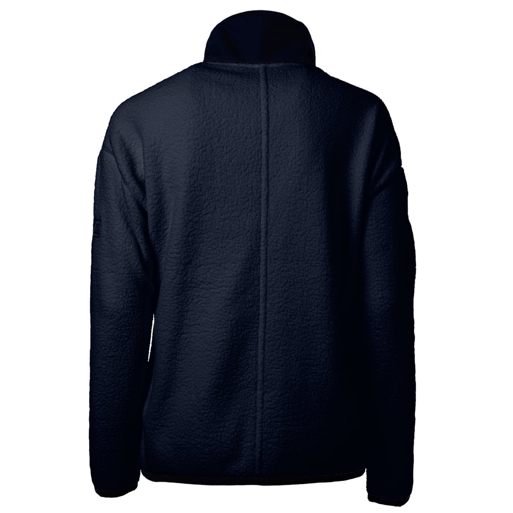 Seattle Mariners Cutter & Buck Women's Cascade Eco Sherpa Fleece Full-Zip Jacket - Navy