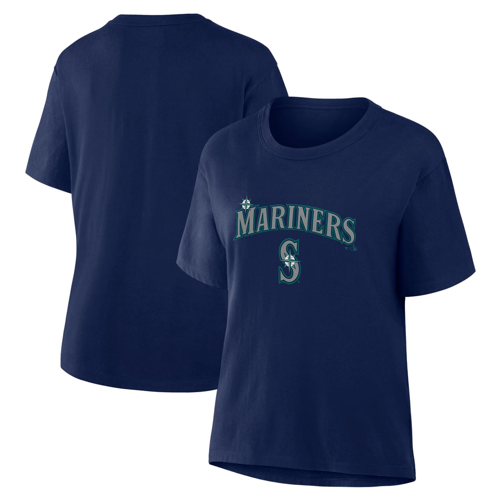 Seattle Mariners Fanatics Women's Lockup Legacy T-Shirt - Navy