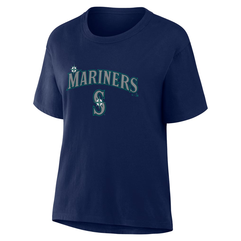 Seattle Mariners Fanatics Women's Lockup Legacy T-Shirt - Navy