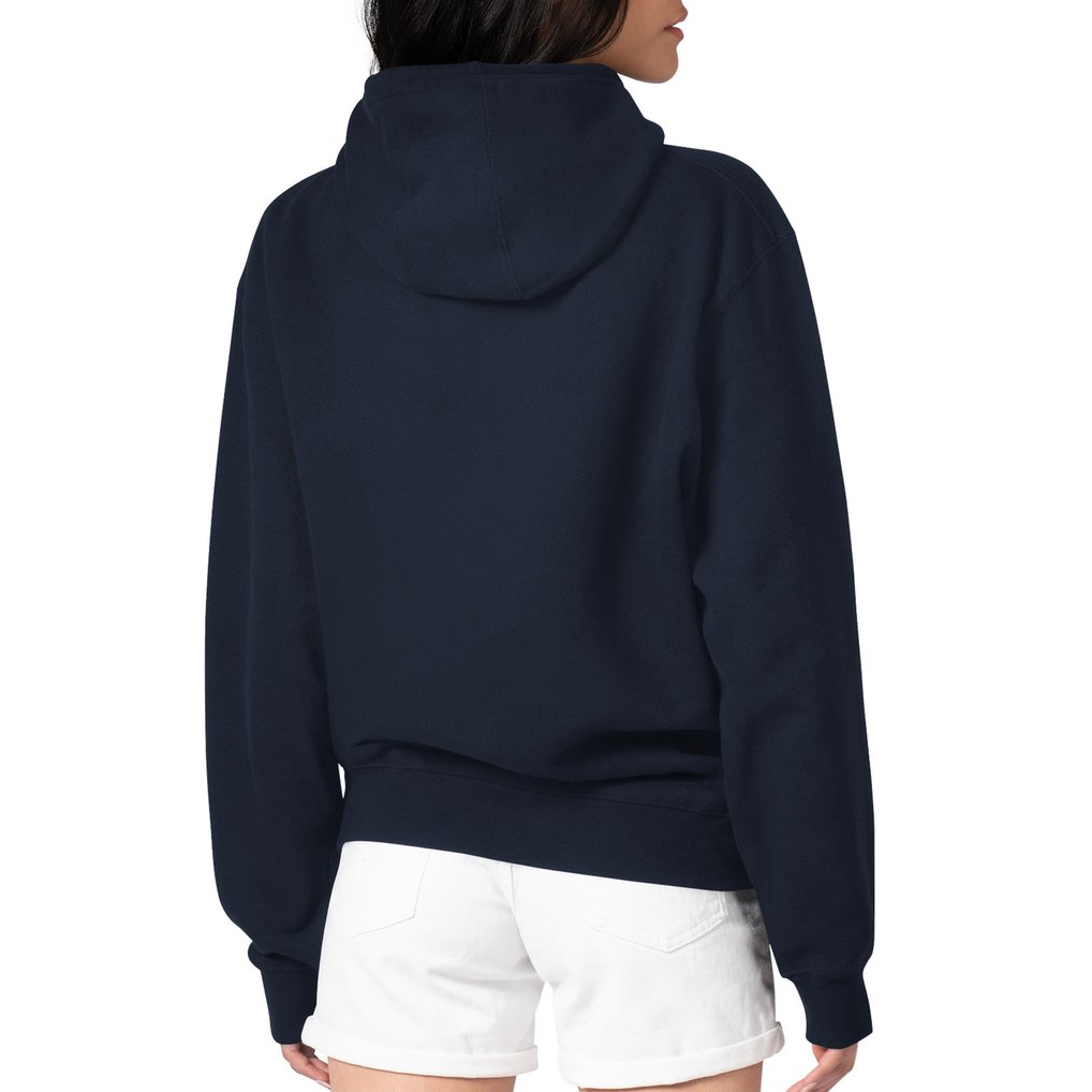 Seattle Mariners G-III 4Her by Carl Banks Women's Leopard Heart Pullover Hoodie - Navy