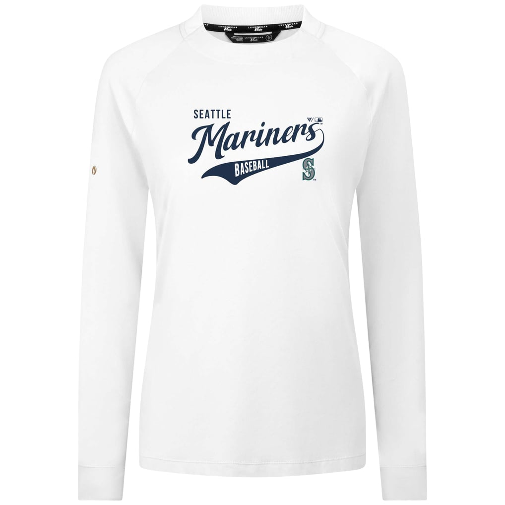 Seattle Mariners Levelwear Women's Slender Glide T-Shirt - White