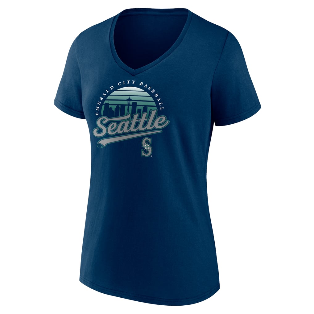 Seattle Mariners Women's One Champion V-Neck T-Shirt - Navy
