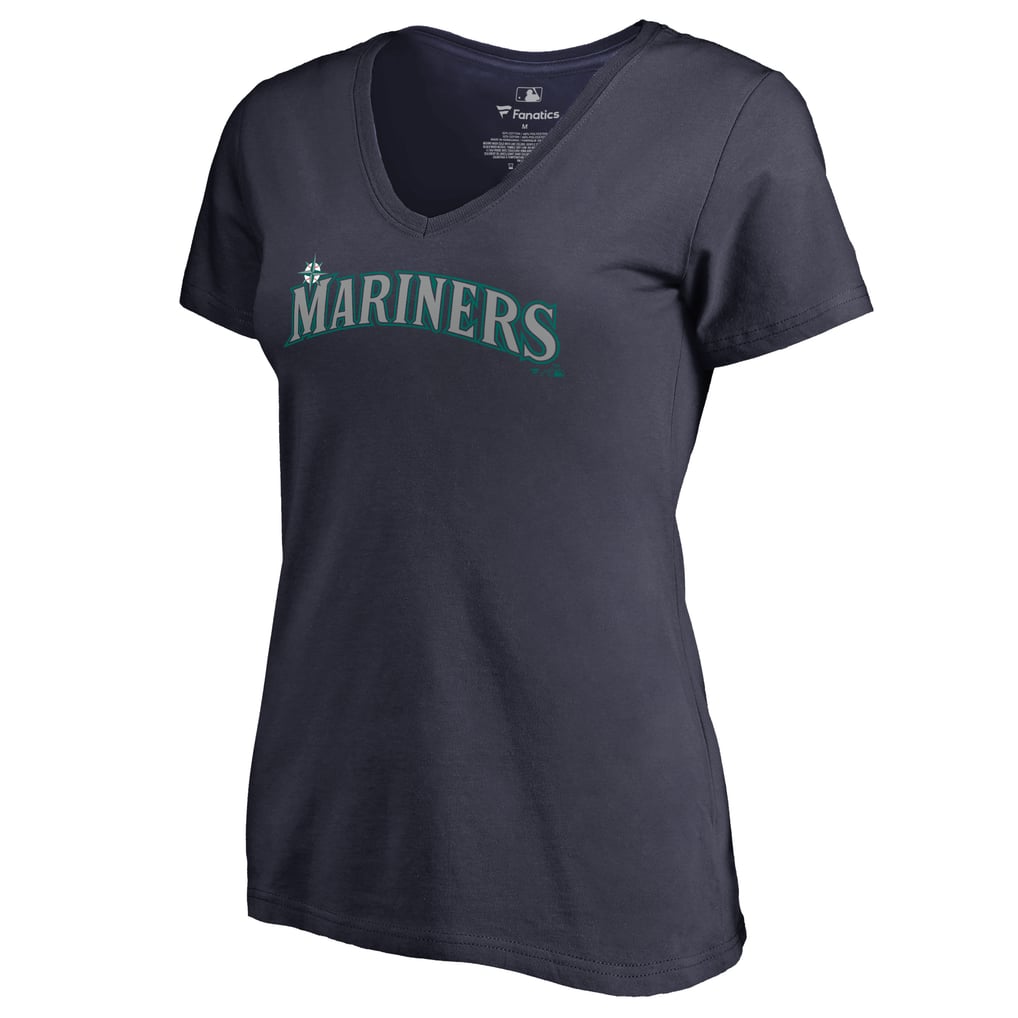 Seattle Mariners Women's Team Wordmark T-Shirt - Navy