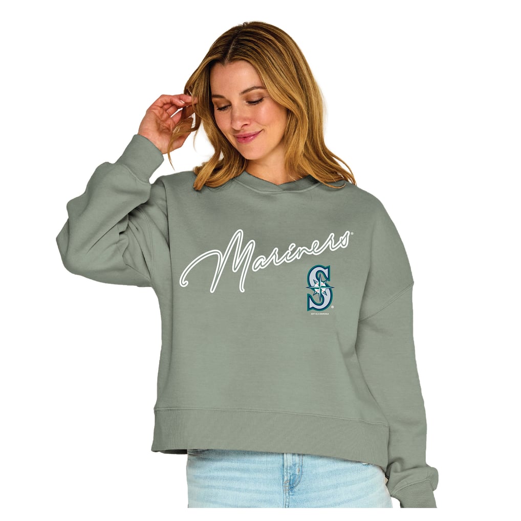  Seattle Mariners Soft as a Grape Women's Snuggly Sweatshirt - Green