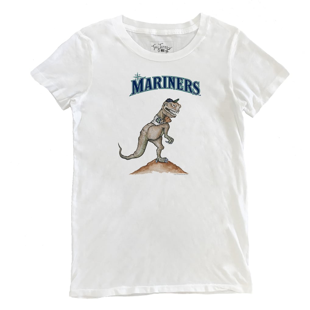 Seattle Mariners Tiny Turnip Women's TT Rex T-Shirt - White