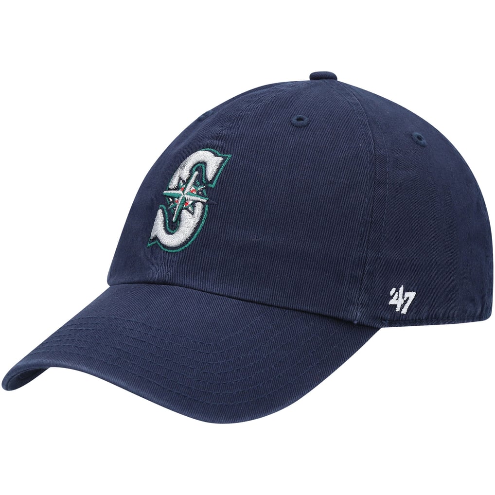 Seattle Mariners '47 Youth Team Logo Clean Up Adjustable Hat - Navy