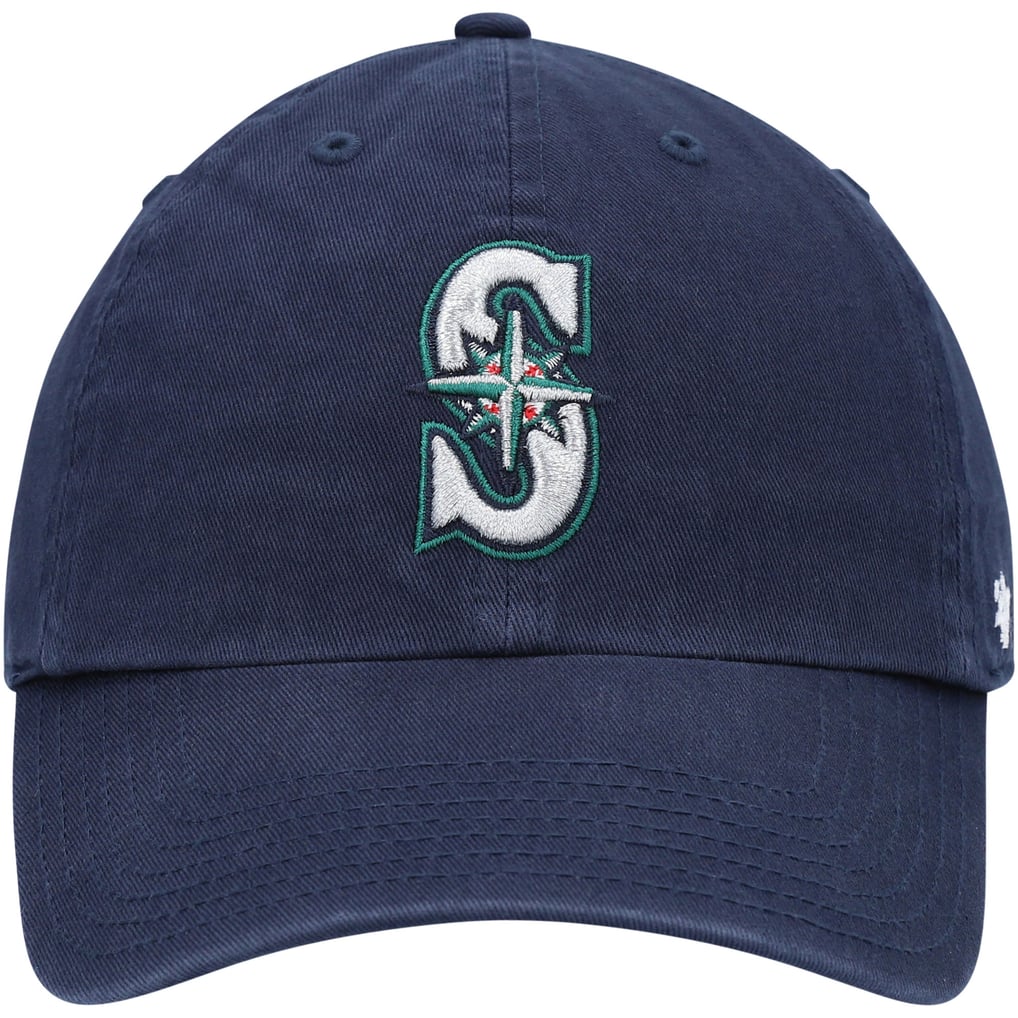 Seattle Mariners '47 Youth Team Logo Clean Up Adjustable Hat - Navy