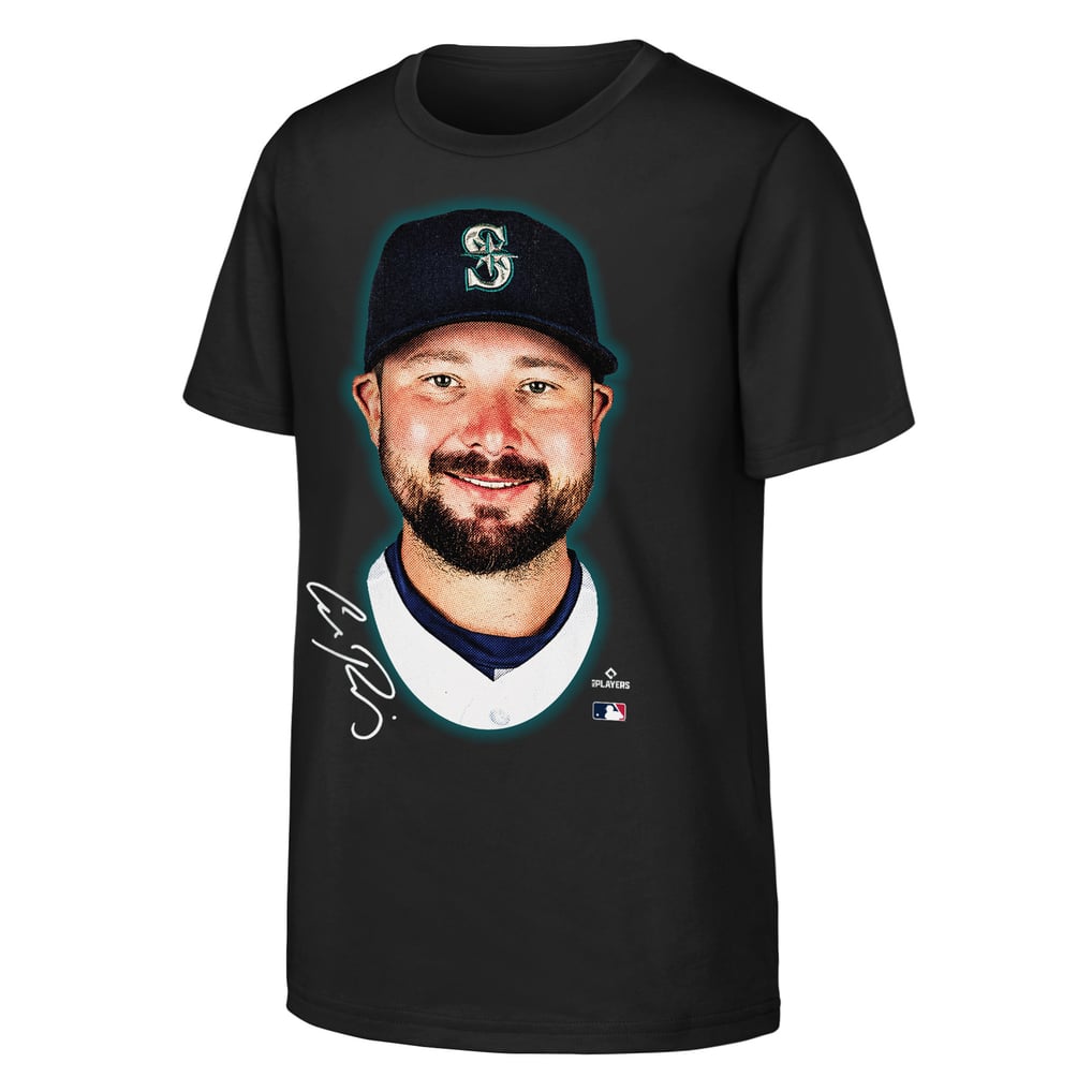 Cal Raleigh Seattle Mariners Outerstuff Youth Headliner T-Shirt - Black
