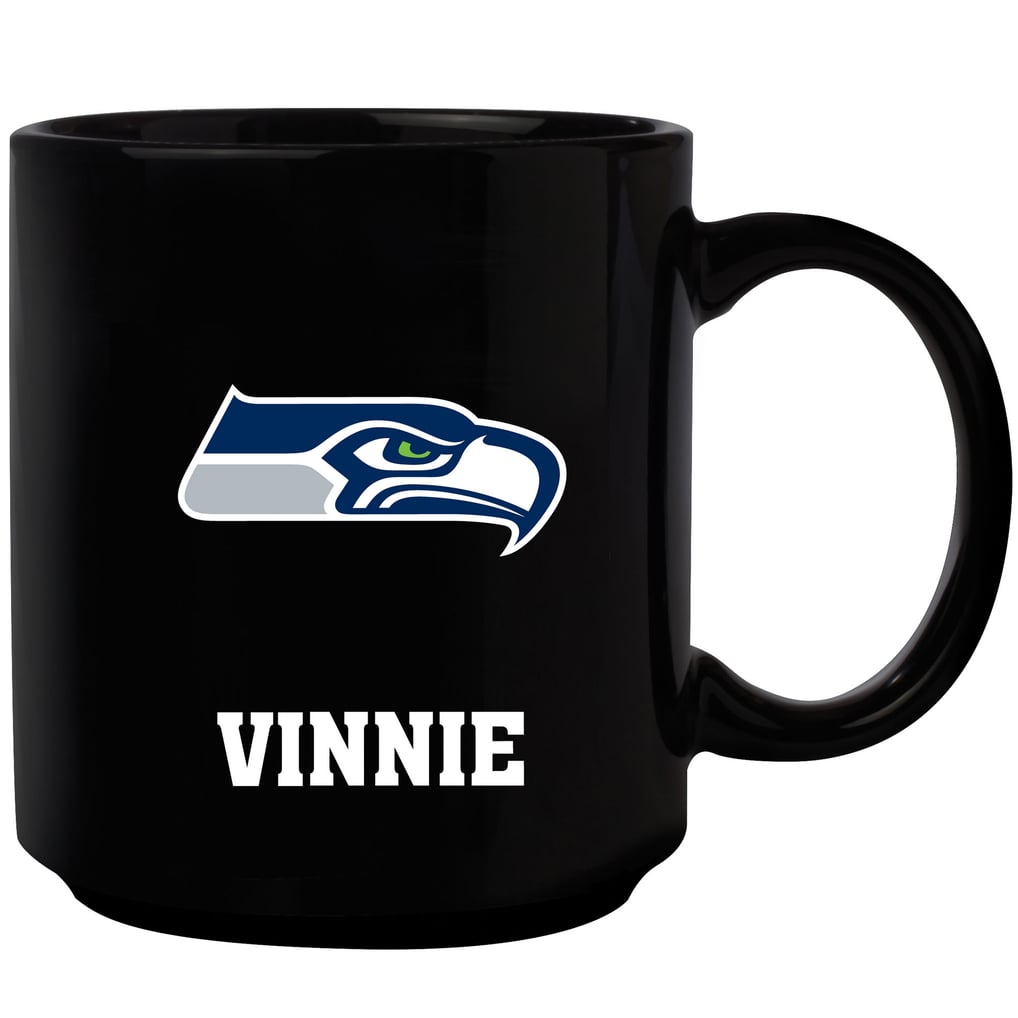 Seattle Seahawks 11oz. Personalized Mug - Black
