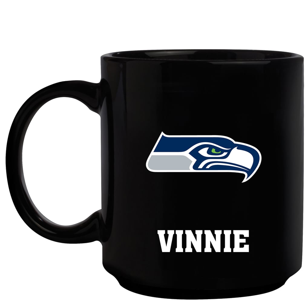 Seattle Seahawks 11oz. Personalized Mug - Black