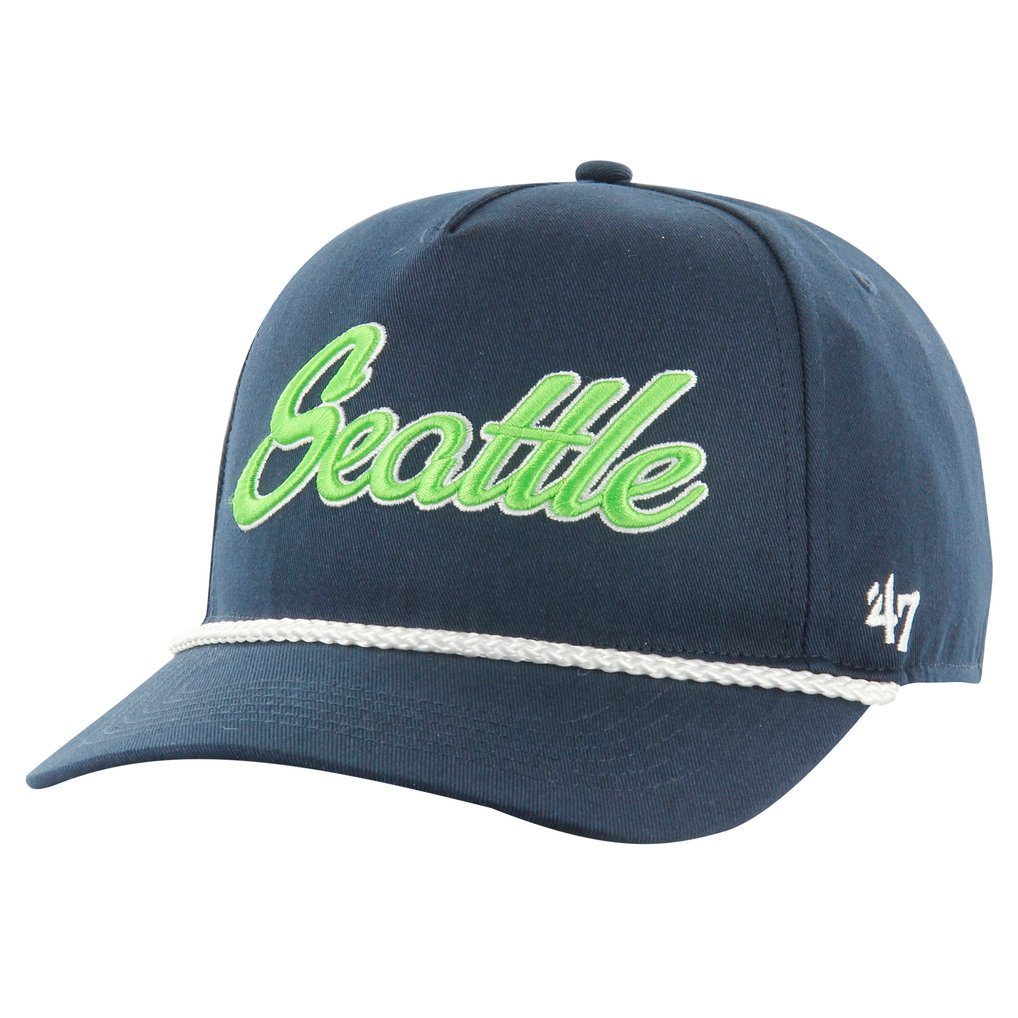 Seattle Seahawks '47 Overhand Hitch Adjustable Hat - College Navy