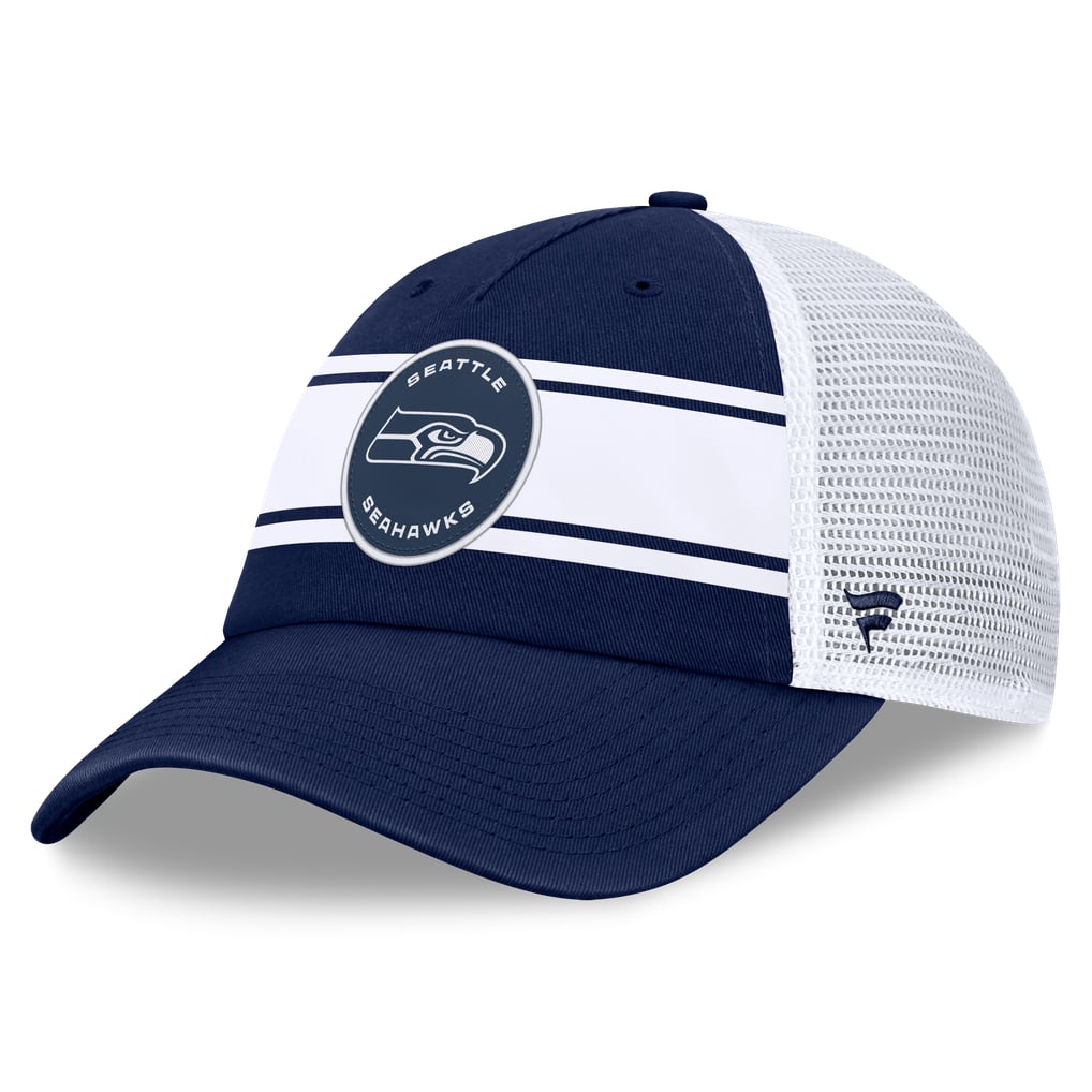 Seattle Seahawks Fanatics Muddle Trucker Adjustable Hat - College Navy