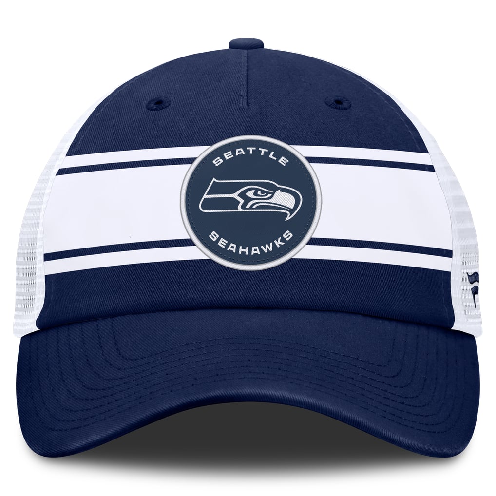 Seattle Seahawks Fanatics Muddle Trucker Adjustable Hat - College Navy
