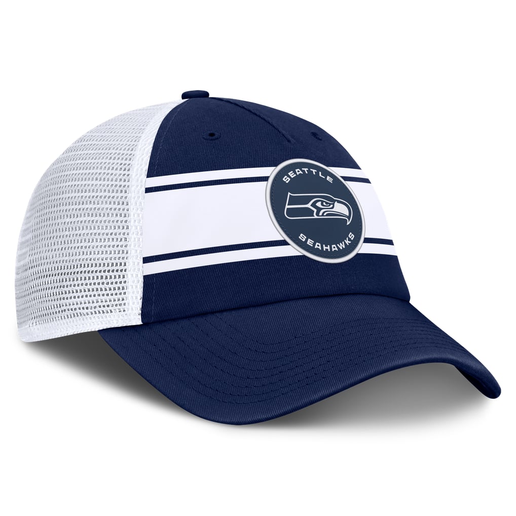 Seattle Seahawks Fanatics Muddle Trucker Adjustable Hat - College Navy