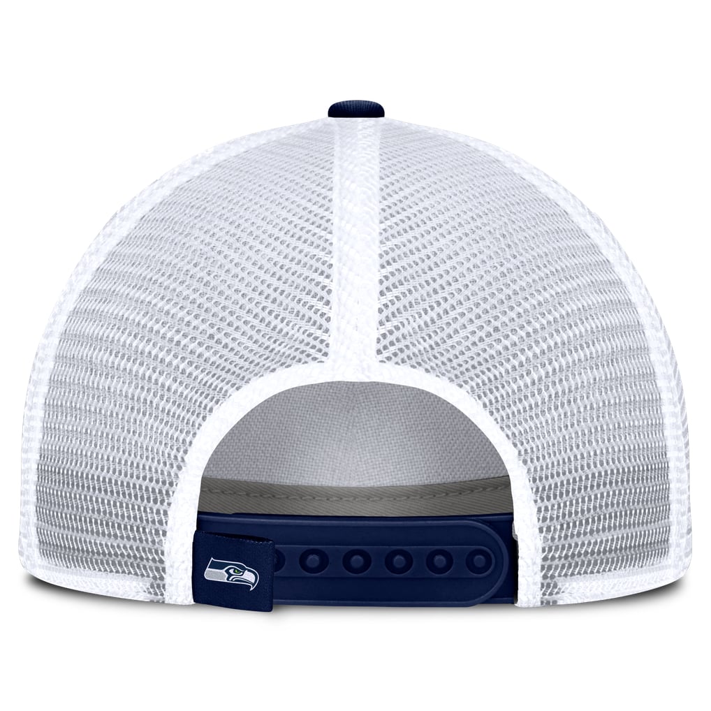 Seattle Seahawks Fanatics Muddle Trucker Adjustable Hat - College Navy